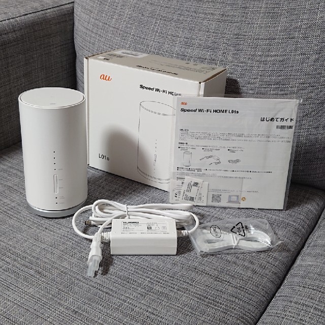 au(エーユー)のau  Speed Wi-Fi Home L01s ホームルーター スマホ/家電/カメラのPC/タブレット(PC周辺機器)の商品写真