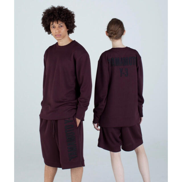 Y-3 U CH2 GFX MESH CREW SWEATSHIRTスウェット-