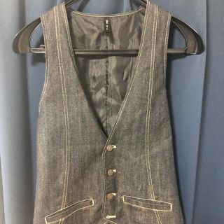 グラム(glamb)のグラム Stefany denim gilet ステファニーデニムジレ(ベスト)