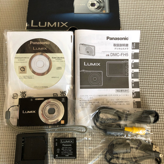 パナソニック(Panasonic)のPanasonic LUMIX DMC-FH5  ブラック(コンパクトデジタルカメラ)