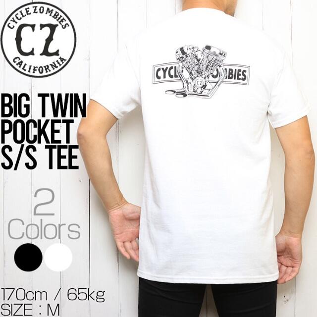 サイクルゾンビーズ BIG TWIN POCKET S/S TEE