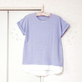 シンプルライフ(SIMPLE LIFE)のレナウン＊ボーダーチュニック(Tシャツ(半袖/袖なし))