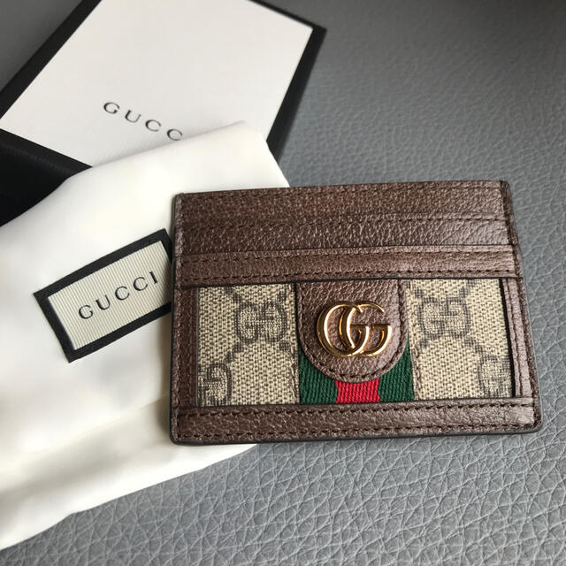 【正規品質保証】 Gucci - GUCCI カードケース【値下げ中！】 パスケース/IDカードホルダー