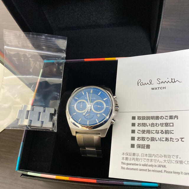 Paul Smith(ポールスミス)のポールスミス メンズ 腕時計 新品ファイナルアイズ クロノグラフ ブルー メンズの時計(腕時計(アナログ))の商品写真