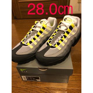 ナイキ(NIKE)のNIKE AIRMAX 95 OG NEON YELLOW 28.0cm(スニーカー)