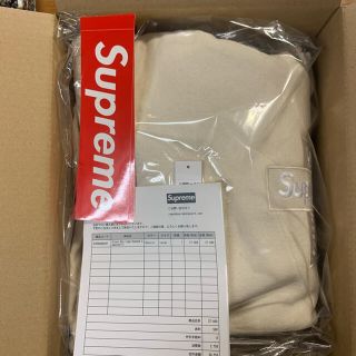 シュプリーム(Supreme)のLサイズ　Supreme cross box logo hooded(パーカー)