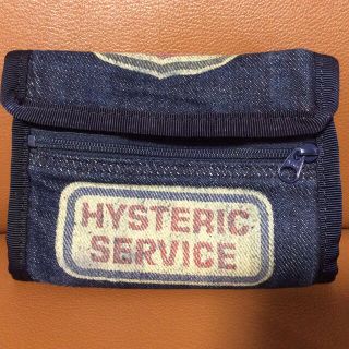 ヒステリックグラマー(HYSTERIC GLAMOUR)のヒステリック  グラマー デニム二つ折り財布(財布)