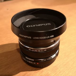 オリンパス(OLYMPUS)のオリンパス　M.ZUIKO DIGITAL 17mm F1.8　純正フード他付き(レンズ(単焦点))