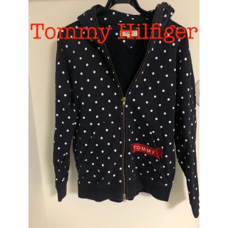 トミーヒルフィガー(TOMMY HILFIGER)のTommy Hilfiger 水玉　フルジップパーカー(パーカー)