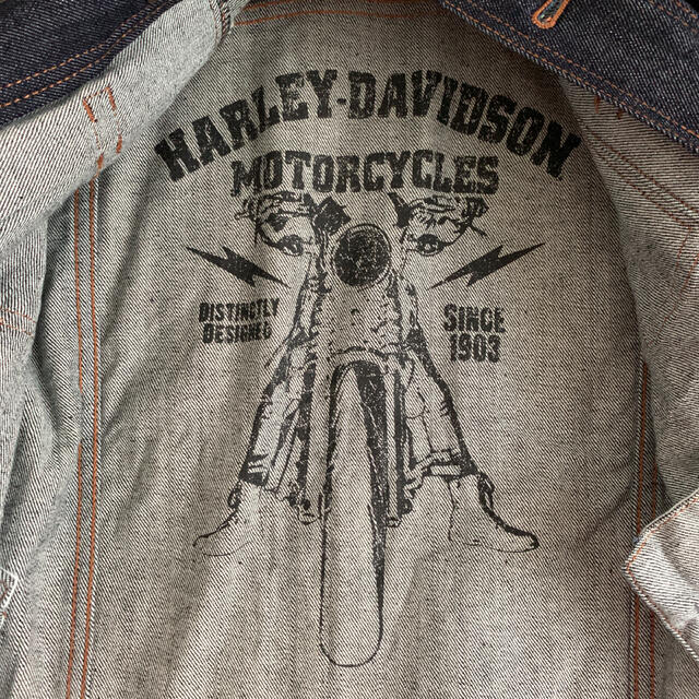 Harley Davidson(ハーレーダビッドソン)のデニムジャケット Gジャン　ハーレーダビットソン メンズのジャケット/アウター(Gジャン/デニムジャケット)の商品写真