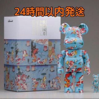 メディコムトイ(MEDICOM TOY)のBE@RBRICK 歌川国芳「金魚づくし」 100% ＆ 400%(その他)