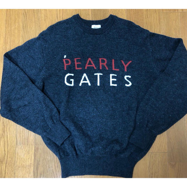 オシャレ!美品! 毛100%カシミヤパーリーゲイツニットセーター