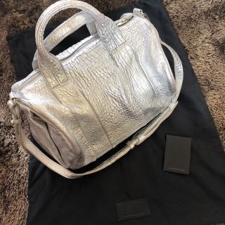 アレキサンダーワン(Alexander Wang)のALEXANDER WANG スタッズ バッグ シルバー ハンドバッグ(ハンドバッグ)