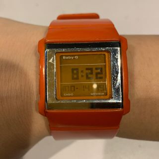 ベビージー(Baby-G)のCASIO Baby-G 腕時計　オレンジ　稼働品(腕時計)