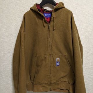 カーハート(carhartt)のCarhartt  paccbet active jacket Brown XL(パーカー)