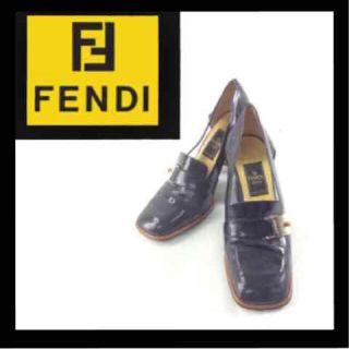 フェンディ(FENDI)の正規 本物フェンディFENDI パンプス ローファー(ハイヒール/パンプス)