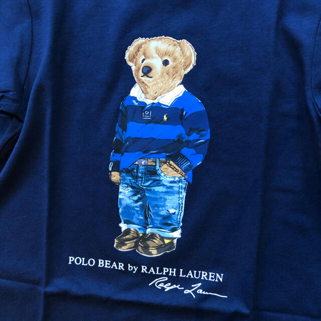 Ralph Lauren(ラルフローレン)の新作　ポロベア  ネイビー　ロンT 長袖Tシャツ　100 ベビー　キッズ キッズ/ベビー/マタニティのキッズ服男の子用(90cm~)(Tシャツ/カットソー)の商品写真