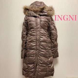 イング(INGNI)のINGNI●ダウンコート●ダウン×フェザー●茶系●美品(ダウンジャケット)