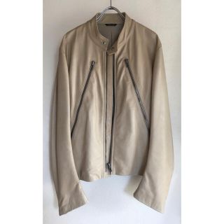 マルタンマルジェラ(Maison Martin Margiela)のMargiela マルジェラ 八の字 レザーライダース ジャケット コート(レザージャケット)