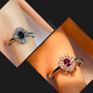 専用JQ211★高級 アレキサンドライト0.36ct K18WG ヘッド ソ付