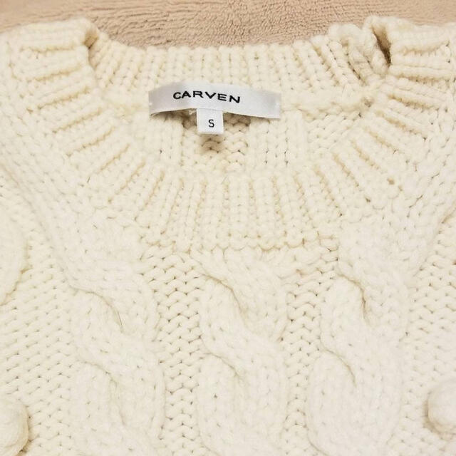 CARVEN(カルヴェン)の値下げ★カルヴェン　ケーブルニット セーター　ローゲージ レディースのトップス(ニット/セーター)の商品写真