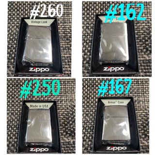 ジッポー(ZIPPO)の新品未使用　zippo 4個セット(タバコグッズ)