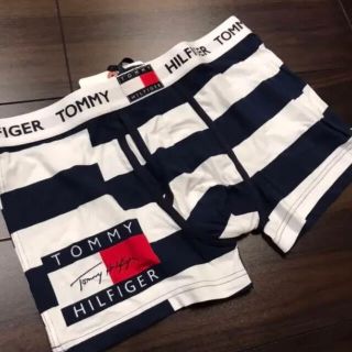 トミーヒルフィガー(TOMMY HILFIGER)のトミーヒルフィガー　ボーダー柄　ボクサーパンツ　タグ付き新品 (ボクサーパンツ)