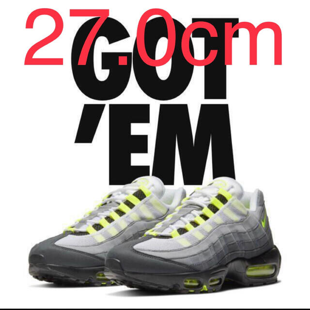 27.0 NIKE AIR MAX 95 OG NEON YELLOW 2020