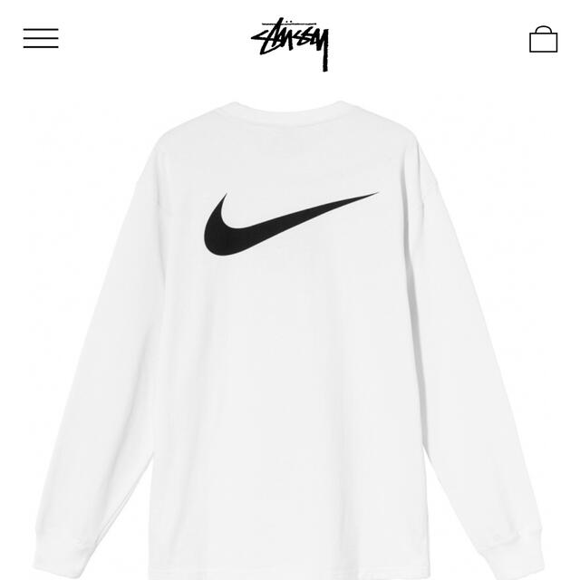 STUSSY / NIKE SS LINK LS TEE - WHITE ナイキ 1