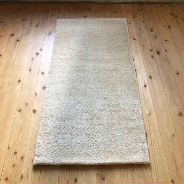 ひなみ様専用2枚お纏めウールギャべ 手織り 70×141cm、60×120cm 最高の