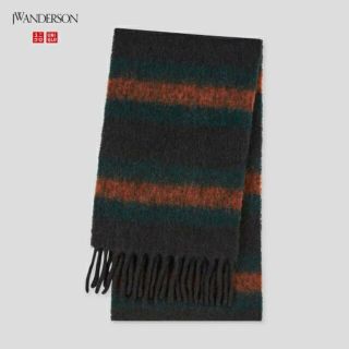 ユニクロ(UNIQLO)のUNIQLO JW ANDERSON ウールブレンドブラッシュドマフラー(マフラー)