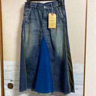 デニムダンガリー(DENIM DUNGAREE)のDENIMDUNGAREE/タグ付き新品デニムロングスカート/デニムダンガリー(スカート)