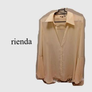 リエンダ(rienda)のrienda/プリーツシャツワンピ(ミニワンピース)