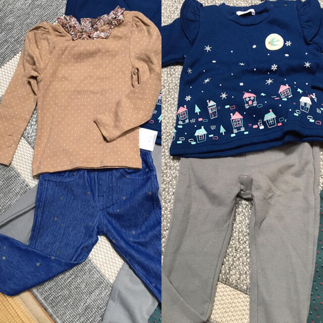 ZARA KIDS(ザラキッズ)の未使用　韓国子供服　女の子　90 秋冬　まとめ　セット　最終価格 キッズ/ベビー/マタニティのキッズ服女の子用(90cm~)(その他)の商品写真