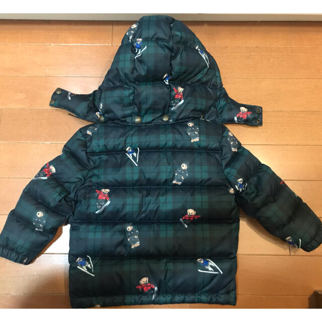 Ralph Lauren(ラルフローレン)のtさま専用　ラルフローレン  ポロベア　アウター ダウンジャケット　24ヶ月 キッズ/ベビー/マタニティのキッズ服男の子用(90cm~)(コート)の商品写真