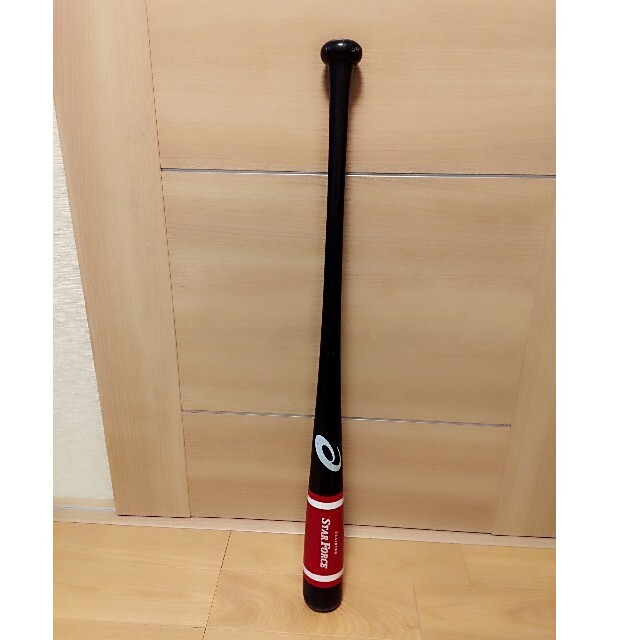 asics(アシックス)の少年用　トレーニングバット　木製　78cm 750g スポーツ/アウトドアの野球(バット)の商品写真