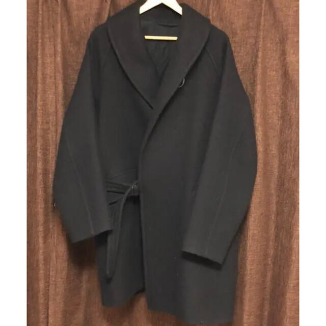COMOLI(コモリ)のCOMOLI 2019AW ウール ショールカラーコート サイズ3 メンズのジャケット/アウター(その他)の商品写真