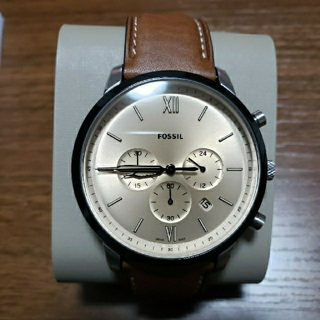 FOSSIL - ☆新品未使用☆FOSSIL NEUTRA クロノグラムブラウンレザー ...