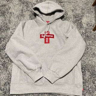 シュプリーム(Supreme)のsupreme Cross Box Logo Hooded Sweatshirt(パーカー)