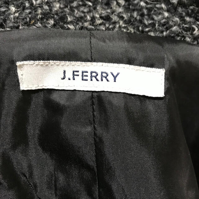 J.FERRY(ジェイフェリー)のロングコート　J.FERRY ツイード　グレー レディースのジャケット/アウター(ロングコート)の商品写真