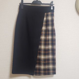 ミッシュマッシュ(MISCH MASCH)の最終値下げ 美品 アンドアー チェックスカート (ひざ丈スカート)