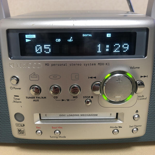 〖KENWOOD 〗ＣＤ ＭＤ ラジカセ　MDX-K1