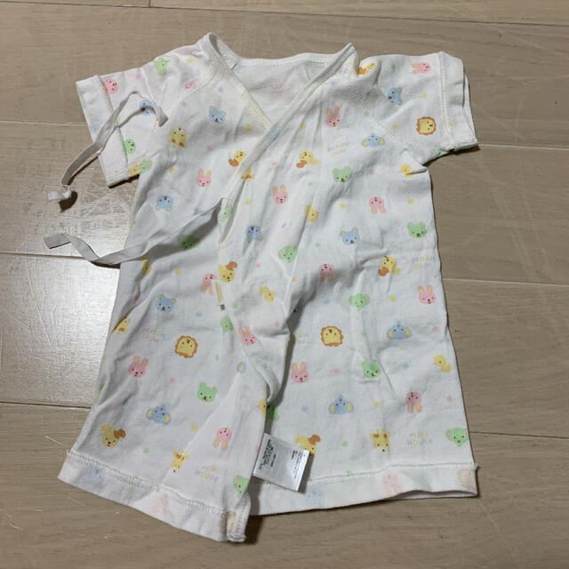 50 新生児 ミキハウス 肌着 2枚セット