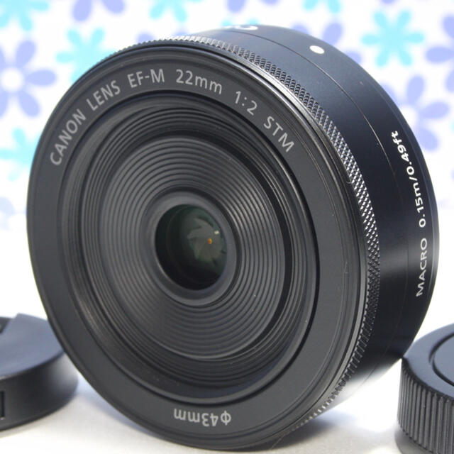 極美品❤️Canon EF-M 22mm F2 STM❤単焦点レンズ❤ - レンズ(単焦点)