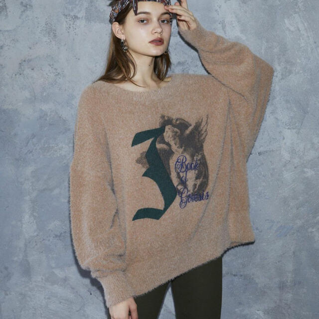 ALEXIA STAM(アリシアスタン)の最終値下げ！Genesis Shaggy Knit/juemi レディースのトップス(ニット/セーター)の商品写真