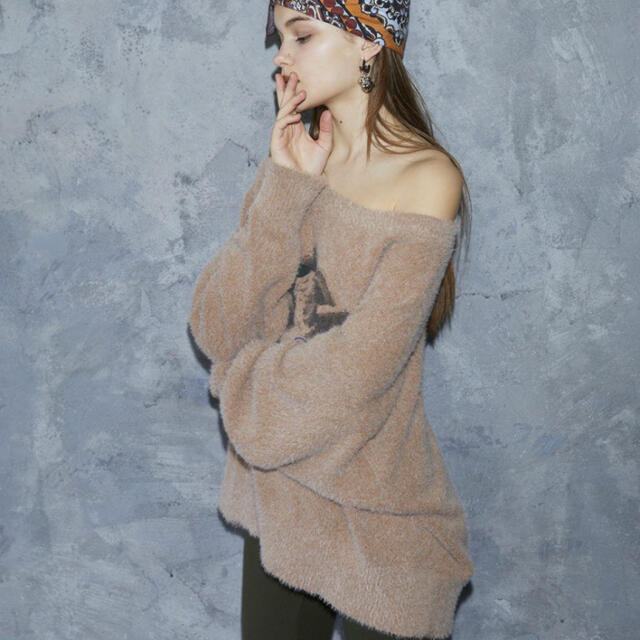 ALEXIA STAM(アリシアスタン)の最終値下げ！Genesis Shaggy Knit/juemi レディースのトップス(ニット/セーター)の商品写真