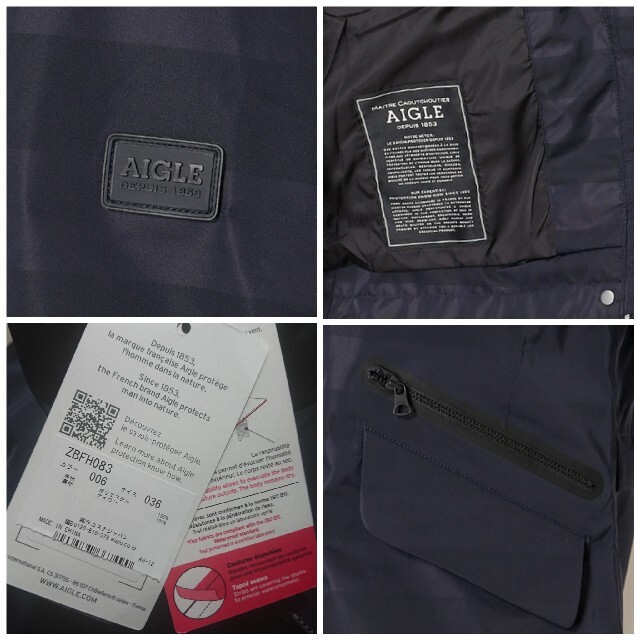 再値下げ【AIGLE】透湿防水 レディースジャケット 3