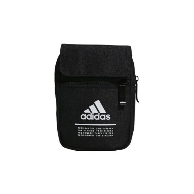 adidas(アディダス)の新品 adidas アディダス サコッシュ ショルダーバッグ 黒ピンク ブラック メンズのバッグ(ボディーバッグ)の商品写真