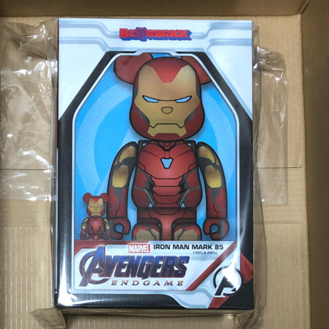 【ホビー】 MEDICOM TOY - BE@RBRICK IRON MAN MARK 85 100% & 400%の通販 by ハヤブサ's