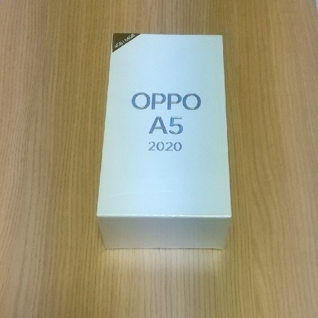 スマホ OPPO A5 2020 ブルー 新品未開封品